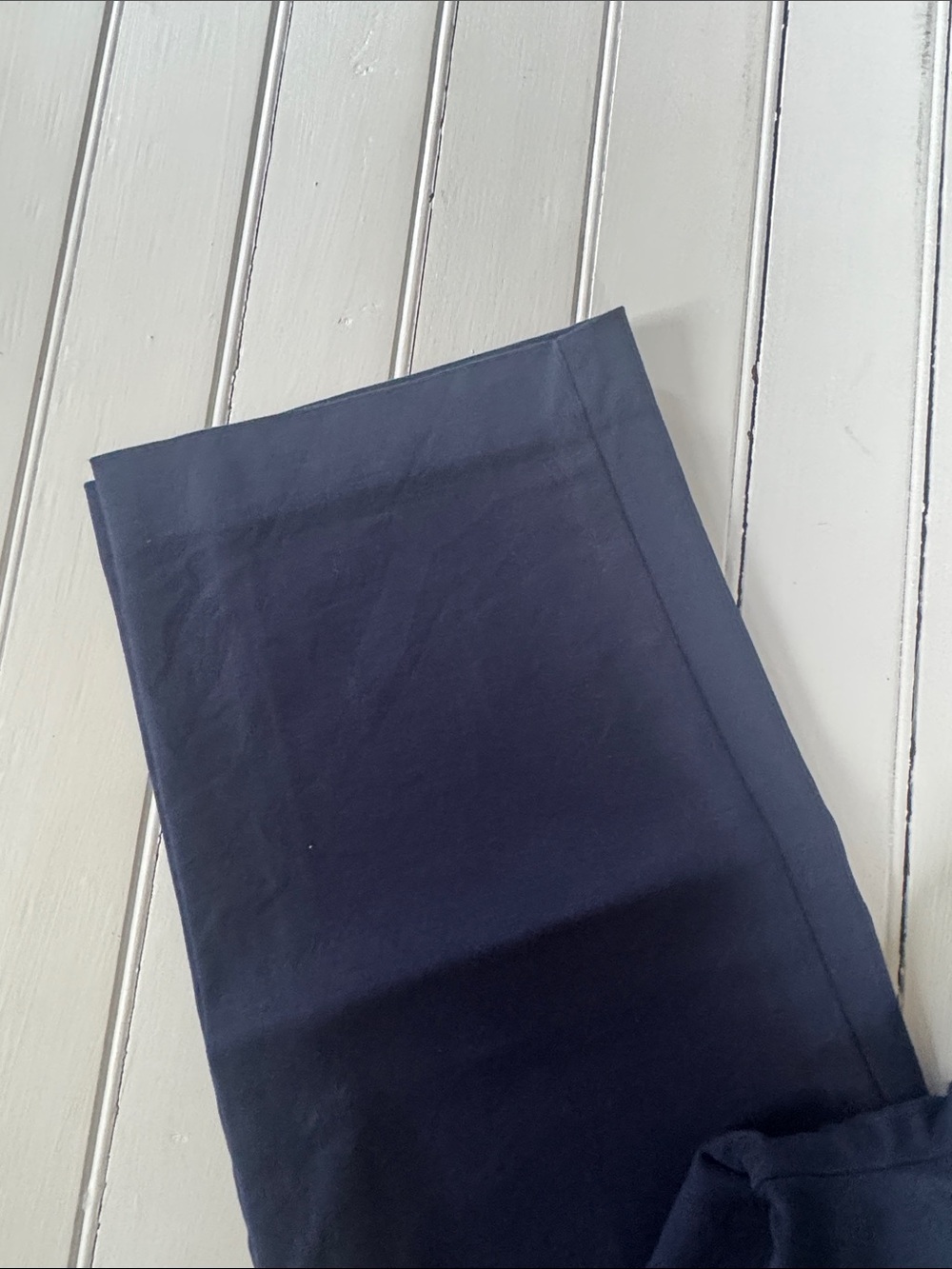 Loft The Riviera Slim Pants Navy Blue Size 8 - Picture 2 of 8
